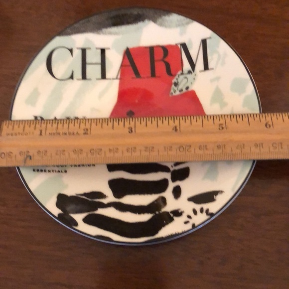 NWT Kate Spade Make Headlines tidbit charm Plates by Lenox - Picture 11 of 12